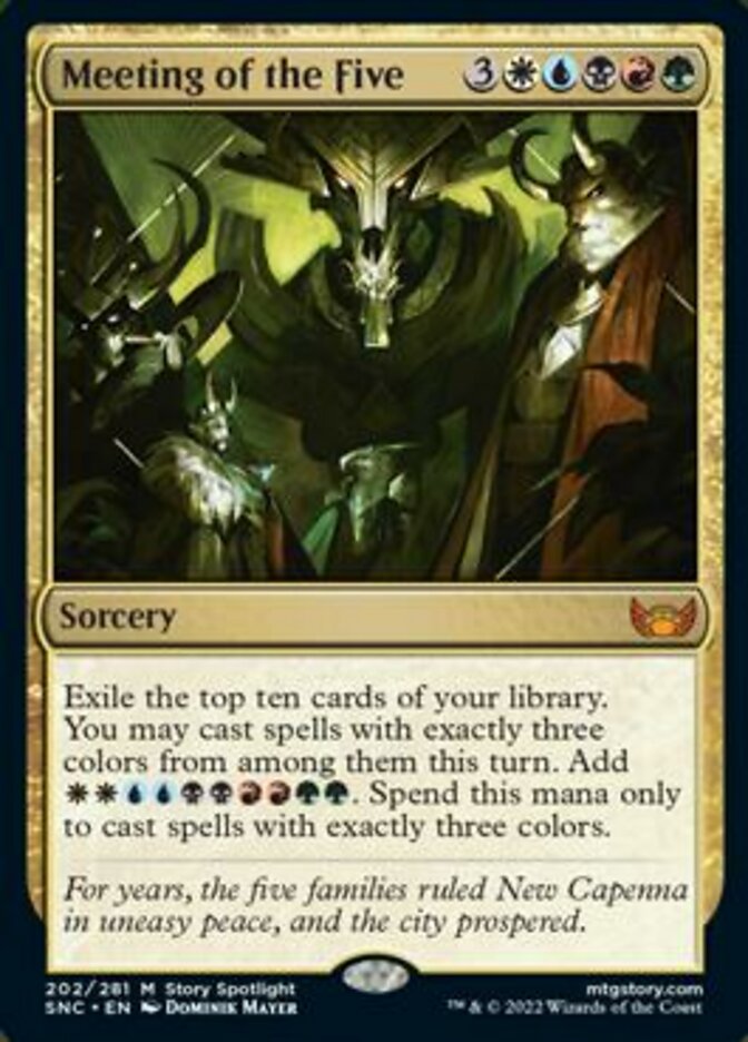 Meeting of the Five [Streets of New Capenna] (SNC 202)