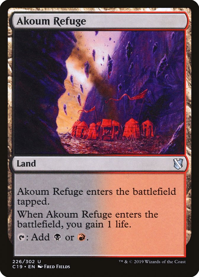 Akoum Refuge [Commander 2019] (C19 226)