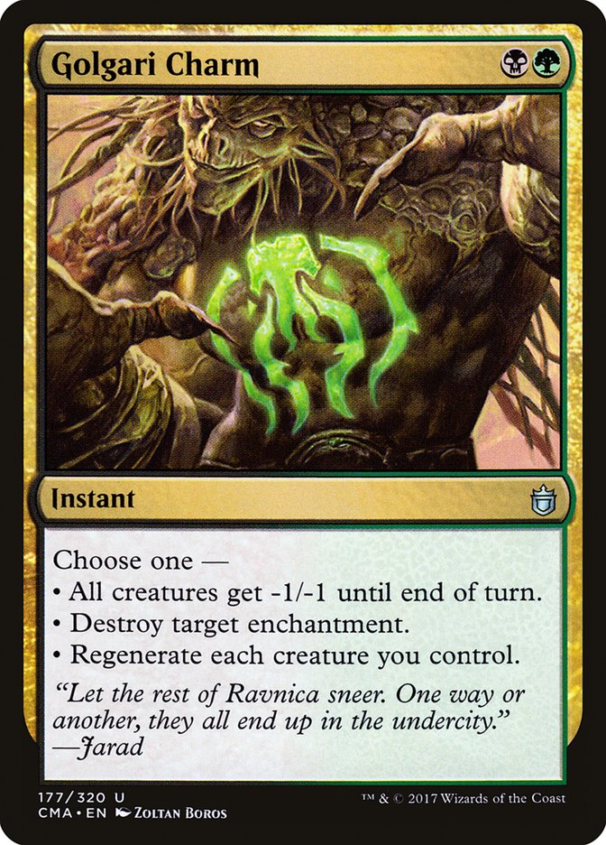 Golgari Charm [Commander Anthology] (CMA 177)