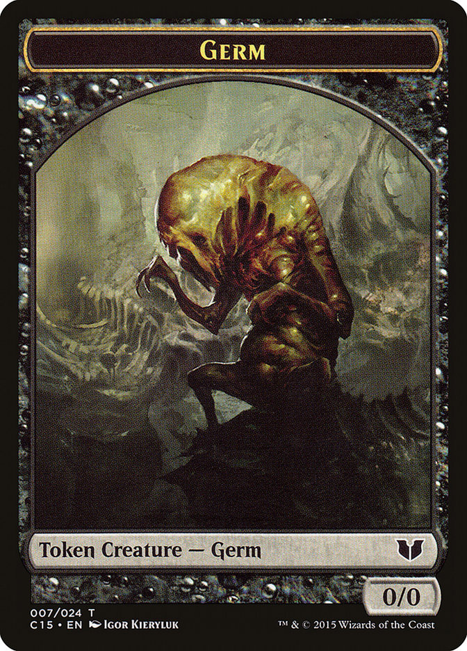 Germ // Zombie Double-Sided Token [Commander 2015 Tokens] (TC15 7)