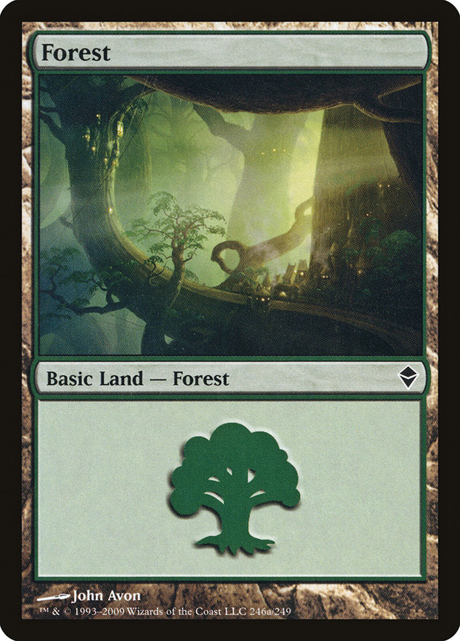Forest (#246a) [Zendikar] (ZEN 246A)
