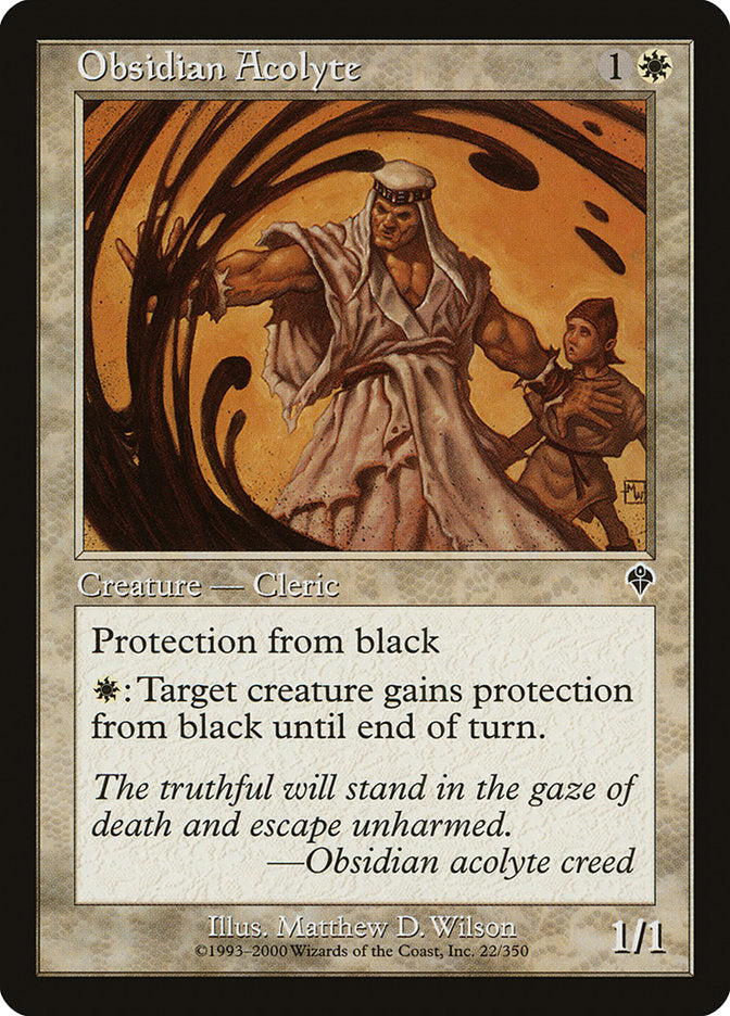 Obsidian Acolyte [Invasion] (INV 22)