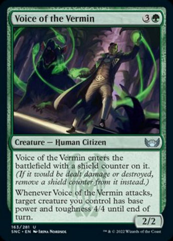 Voice of the Vermin [Streets of New Capenna] (SNC 163)