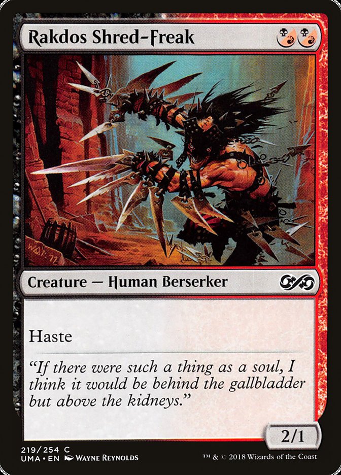 Rakdos Shred-Freak [Ultimate Masters] (UMA 219)