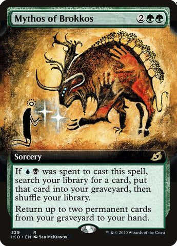 Mythos of Brokkos (Extended Art) [Ikoria: Lair of Behemoths] (IKO 329)