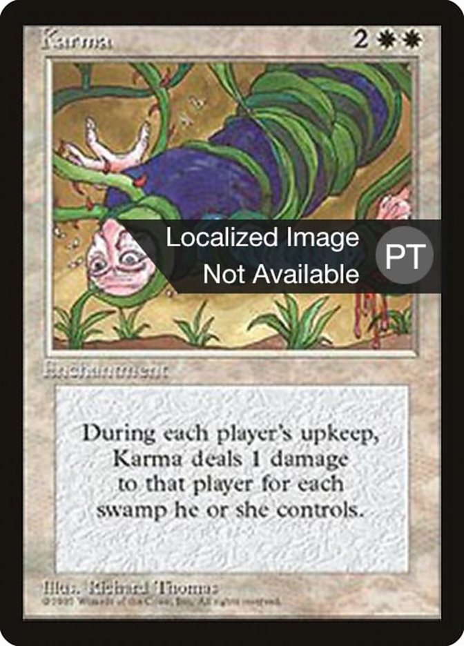 Karma [Fourth Edition Foreign Black Border] (4BB 32)