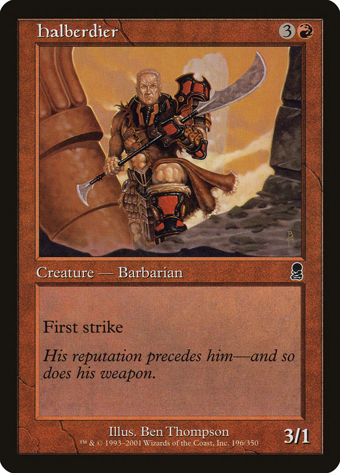 Halberdier [Odyssey] (ODY 196)