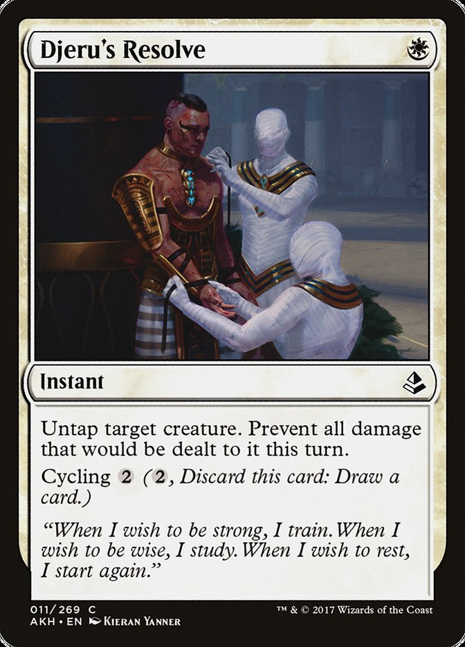 Djeru's Resolve [Amonkhet] (AKH 11)