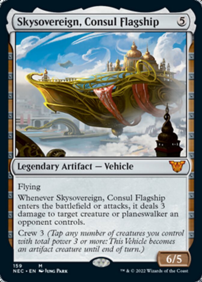 Skysovereign, Consul Flagship [Kamigawa: Neon Dynasty Commander] (NEC 159)