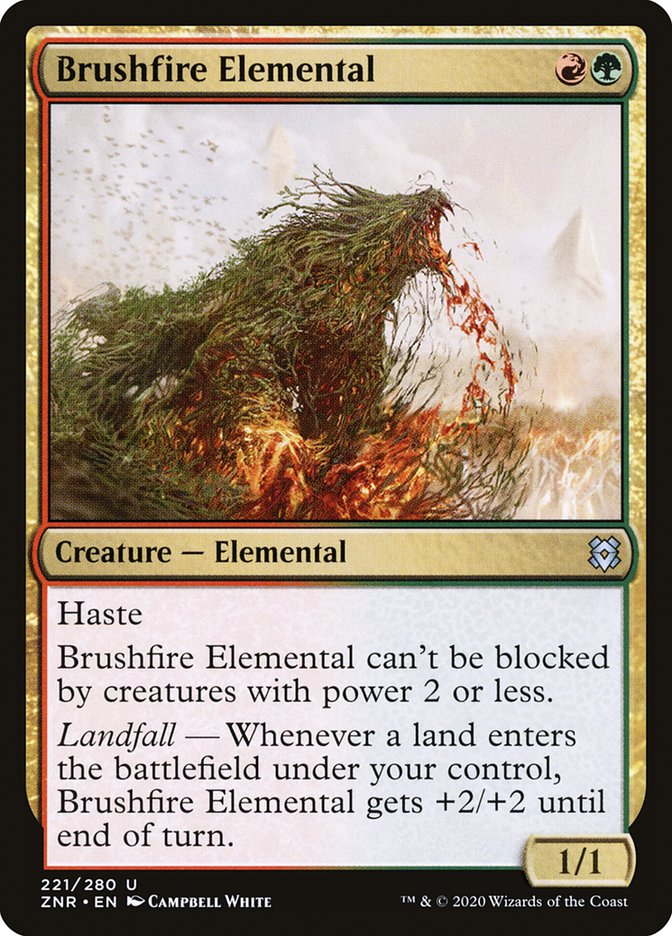 Brushfire Elemental [Zendikar Rising] (ZNR 221)