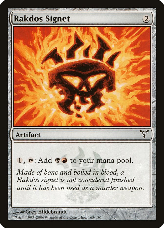 Rakdos Signet [Dissension] (DIS 165)