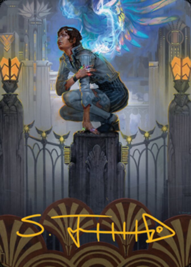 Giada, Font of Hope 2 Art Card (Gold-Stamped Signature) [Streets of New Capenna Art Series] (ASNC 65)