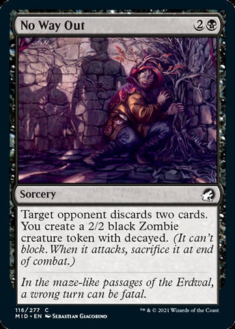 No Way Out [Innistrad: Midnight Hunt] (MID 116)