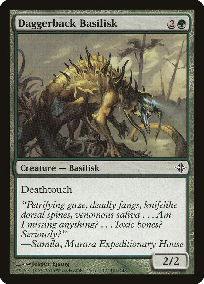Daggerback Basilisk [Rise of the Eldrazi] (ROE 182)