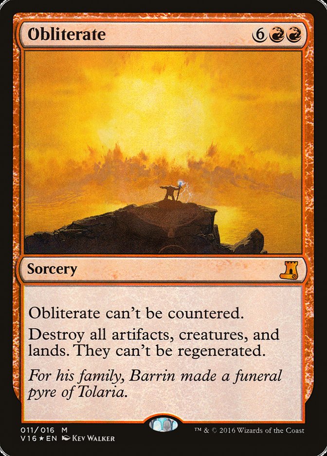Obliterate [From the Vault: Lore] (V16 11)
