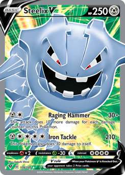 Steelix V (176) [Sword & Shield: Vivid Voltage]