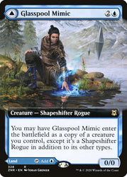 Glasspool Mimic // Glasspool Shore (Extended Art) [Zendikar Rising] (ZNR 328)