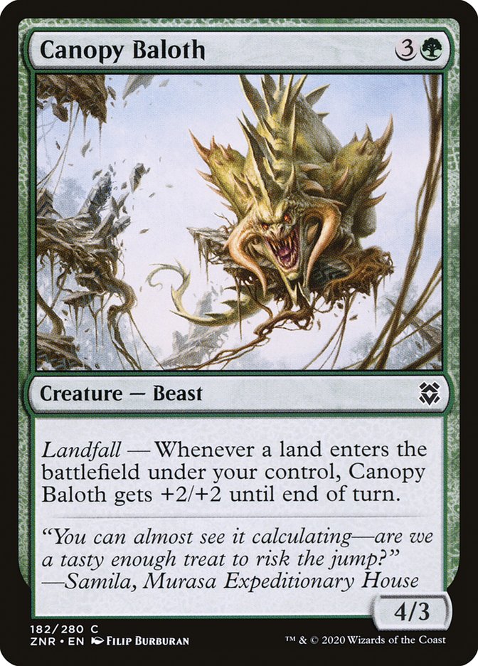 Canopy Baloth [Zendikar Rising] (ZNR 182)
