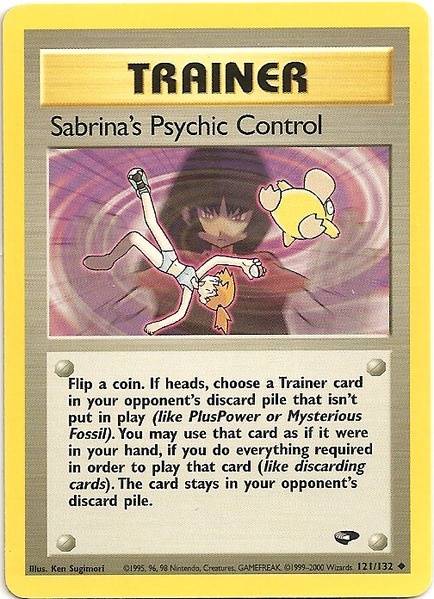 Sabrina's Psychic Control (121/132) [Gym Challenge]