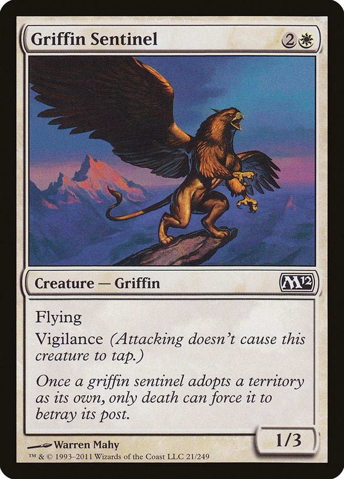 Griffin Sentinel [Magic 2012] (M12 21)
