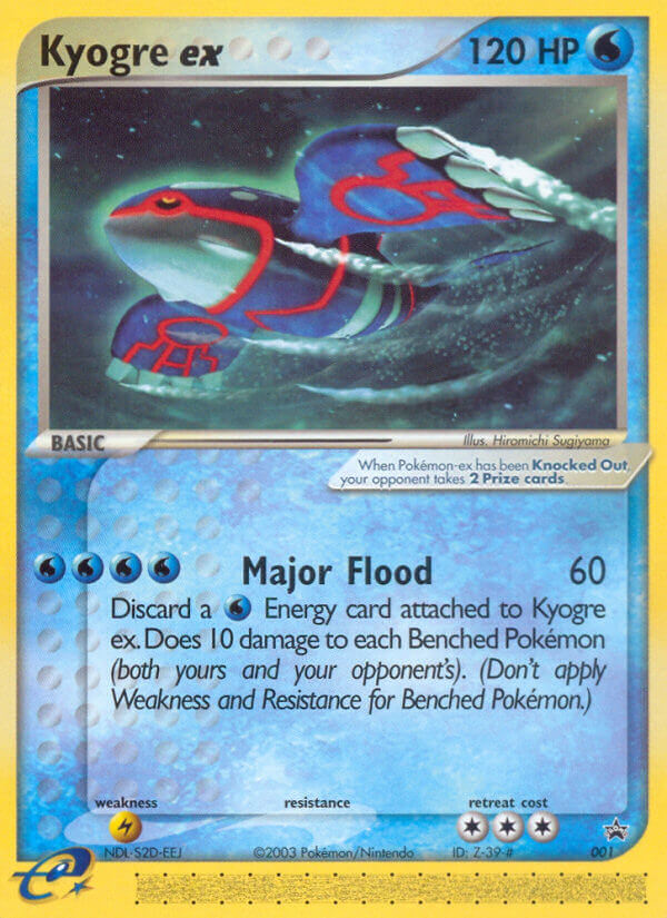 Kyogre ex (1) [Nintendo: Black Star Promos]
