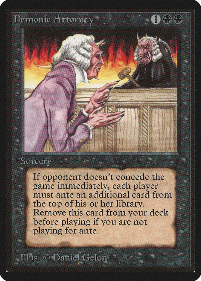 Demonic Attorney [Limited Edition Beta] (LEB 103)