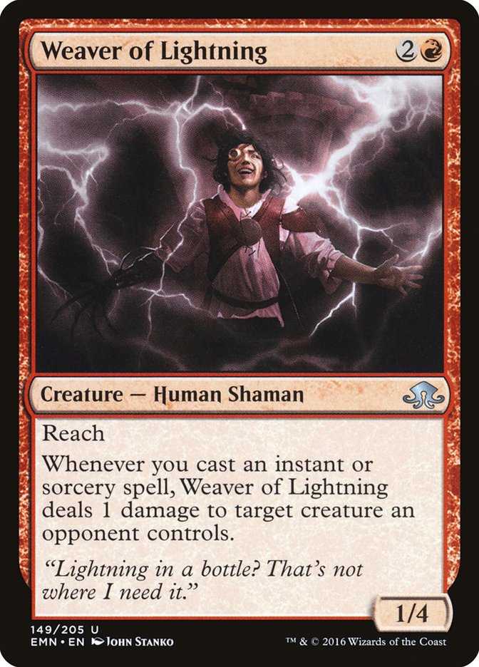 Weaver of Lightning [Eldritch Moon] (EMN 149)