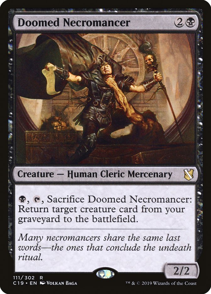 Doomed Necromancer [Commander 2019] (C19 111)