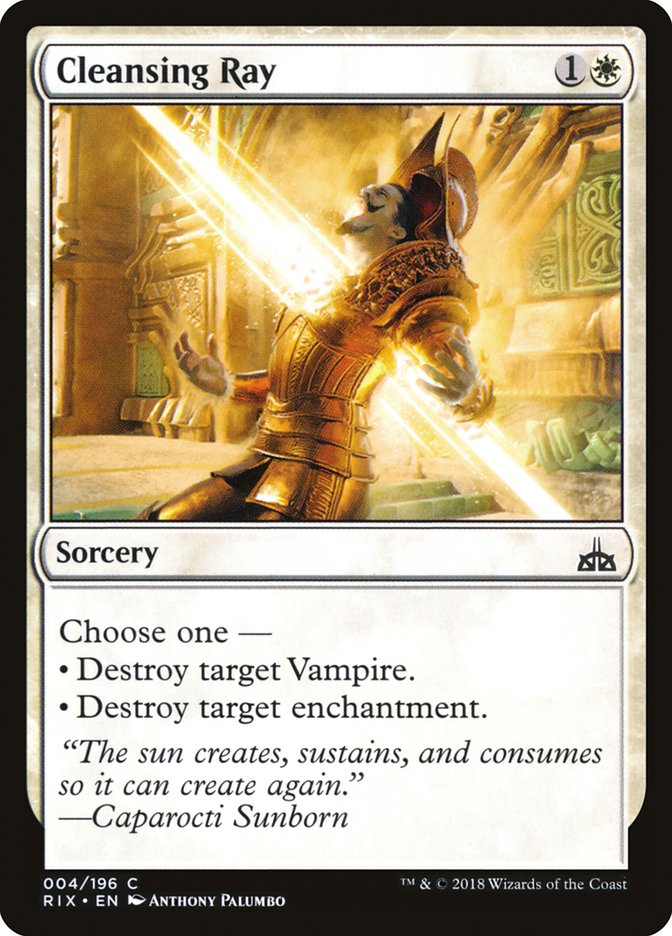 Cleansing Ray [Rivals of Ixalan] (RIX 4)