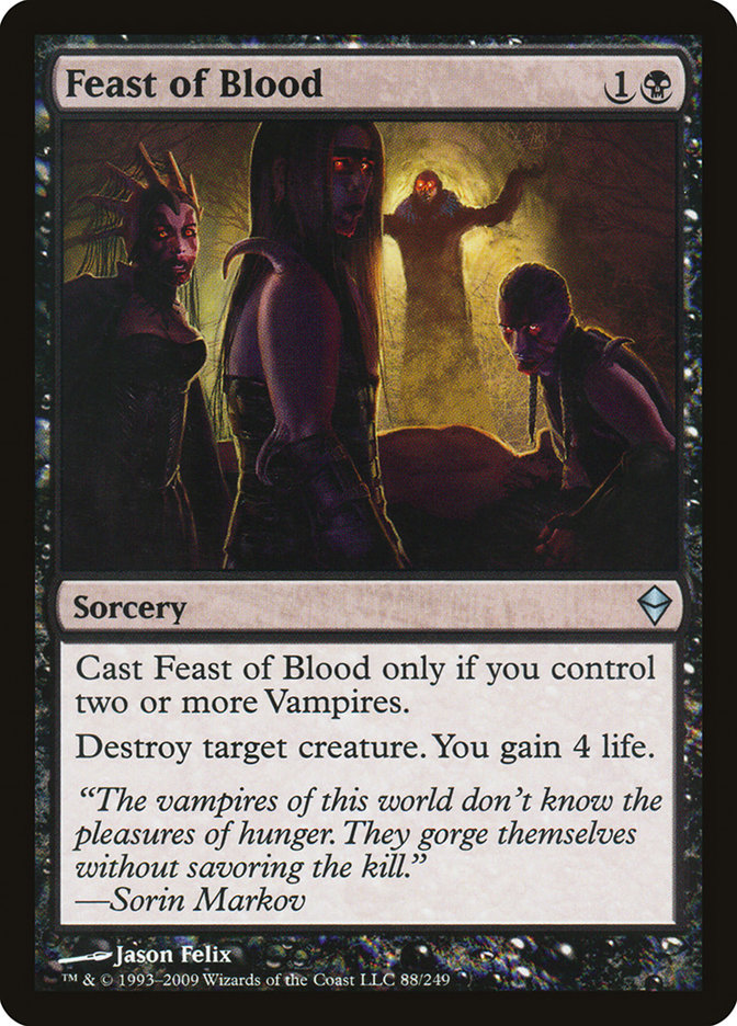 Feast of Blood [Zendikar] (ZEN 88)