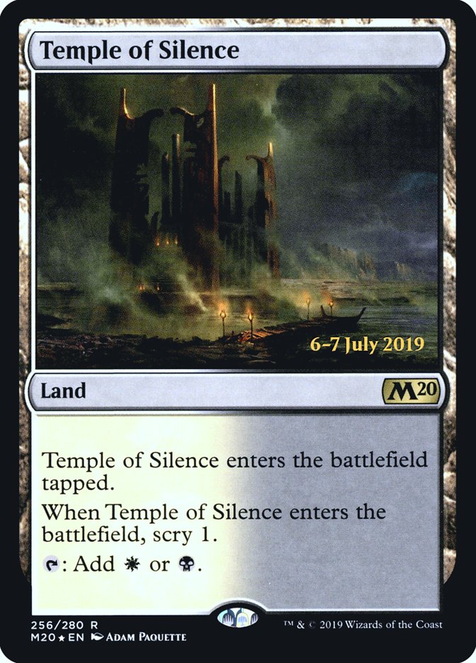 Temple of Silence  [Core Set 2020 Prerelease Promos] (PM20 256S)