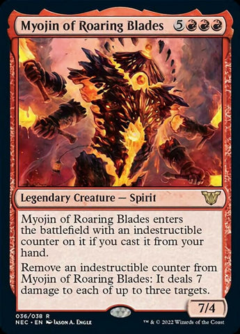 Myojin of Roaring Blades [Kamigawa: Neon Dynasty Commander] (NEC 36)