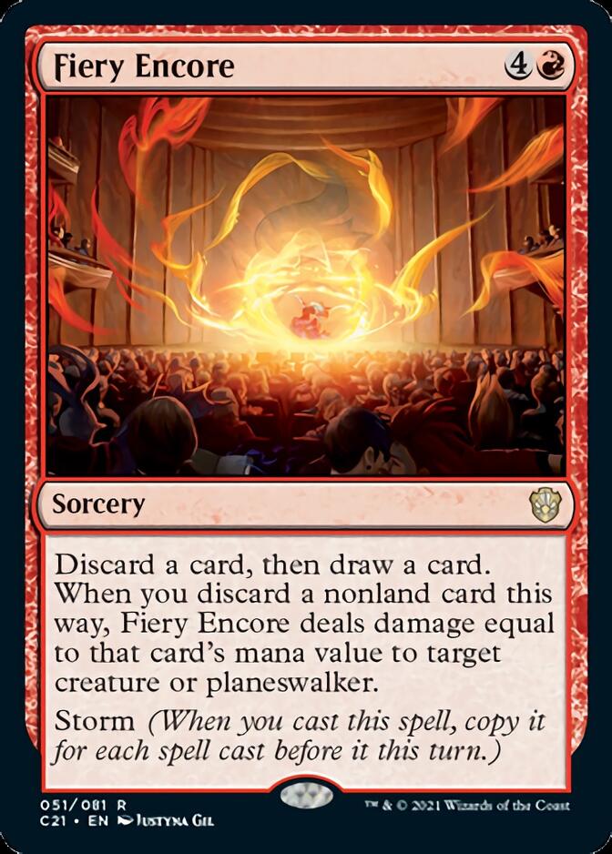 Fiery Encore [Commander 2021] (C21 51)