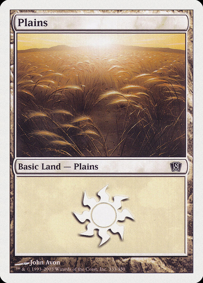 Plains (#333) [Eighth Edition] (8ED 333)