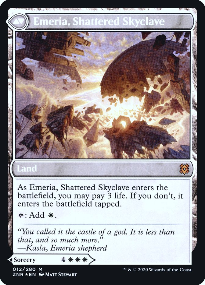 Emeria's Call // Emeria, Shattered Skyclave  [Zendikar Rising Prerelease Promos] (PZNR 12S)