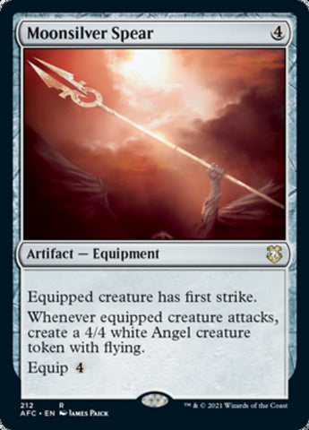 Moonsilver Spear [Dungeons & Dragons: Adventures in the Forgotten Realms Commander] (AFC 212)