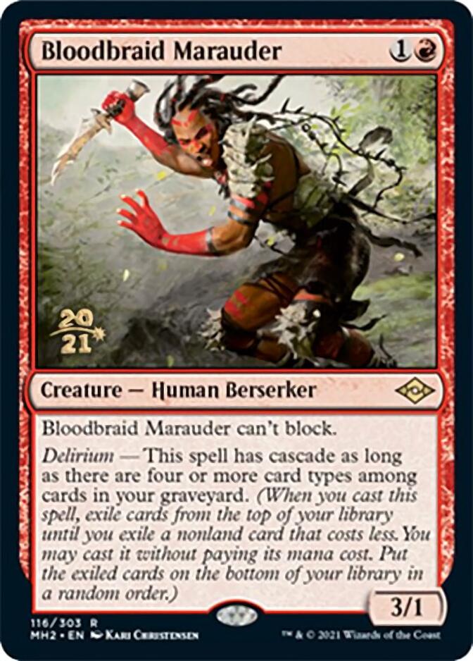Bloodbraid Marauder [Modern Horizons 2 Prerelease Promos] (PMH2 116)