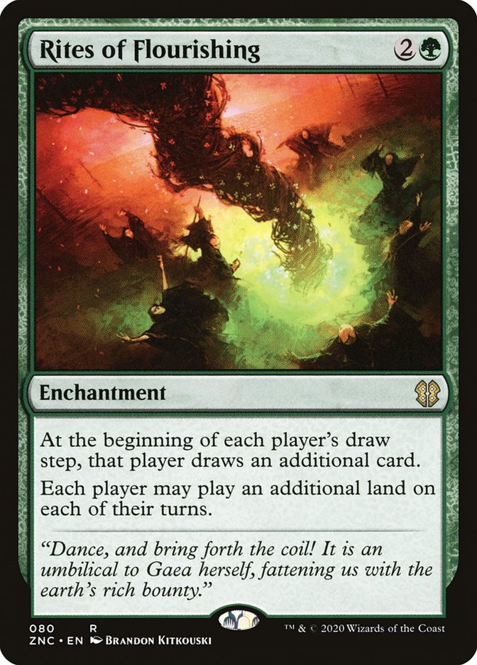 Rites of Flourishing [Zendikar Rising Commander] (ZNC 80)
