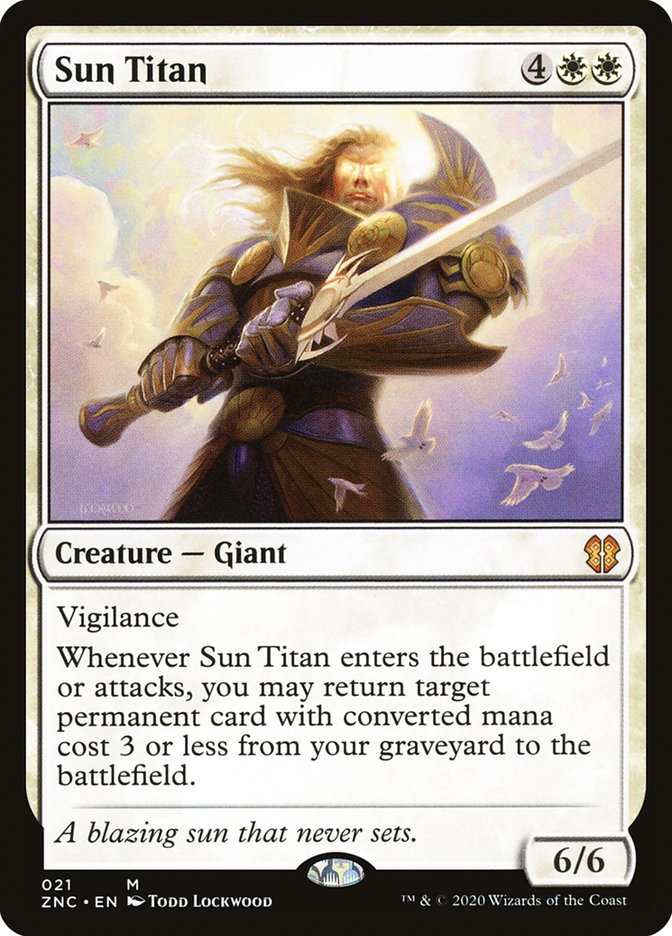 Sun Titan [Zendikar Rising Commander] (ZNC 21)