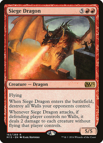 Siege Dragon [Magic 2015] (M15 162)