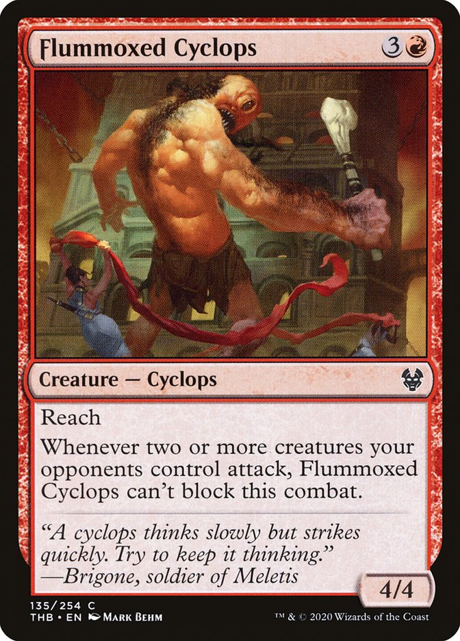 Flummoxed Cyclops [Theros Beyond Death] (THB 135)