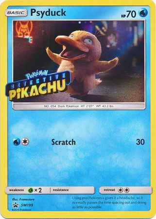 Psyduck Detective (Pikachu Stamped) (SM199) [Sun & Moon: Black Star Promos]