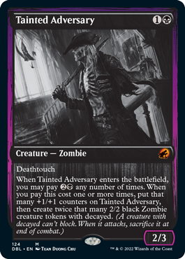 Tainted Adversary [Innistrad: Double Feature] (DBL 124)