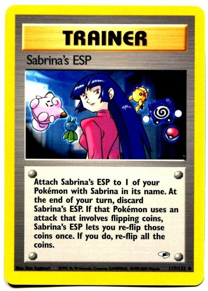 Sabrina's ESP (117/132) [Gym Heroes]