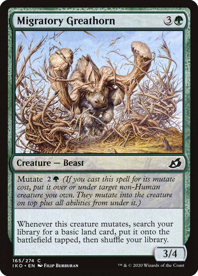 Migratory Greathorn [Ikoria: Lair of Behemoths] (IKO 165)