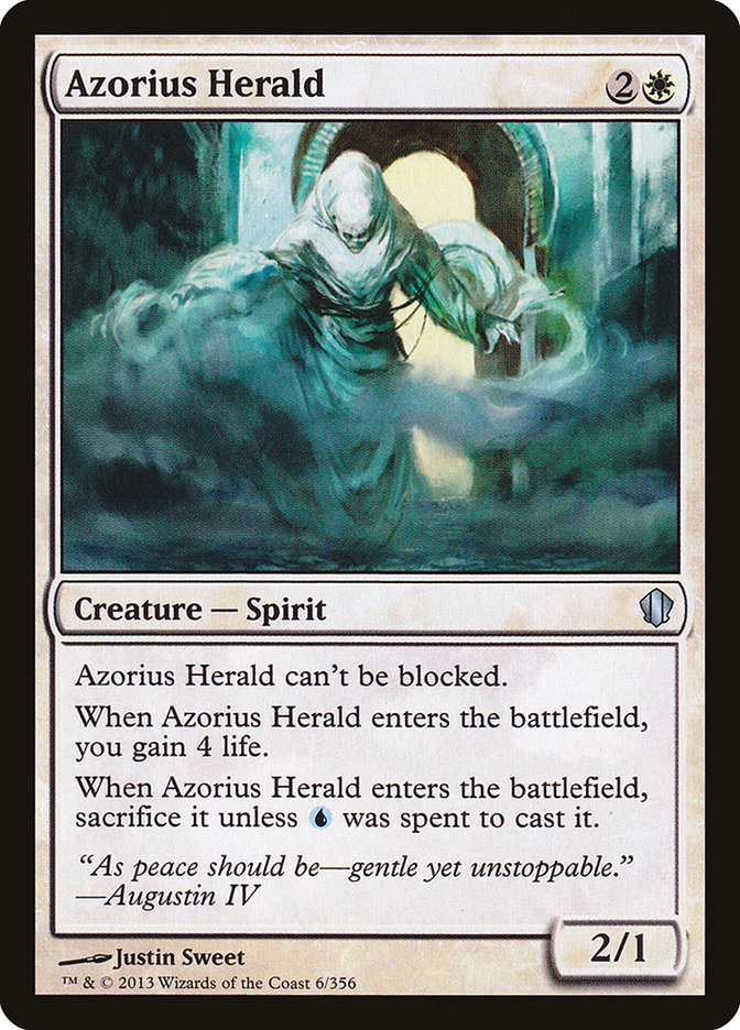 Azorius Herald [Commander 2013] (C13 6)
