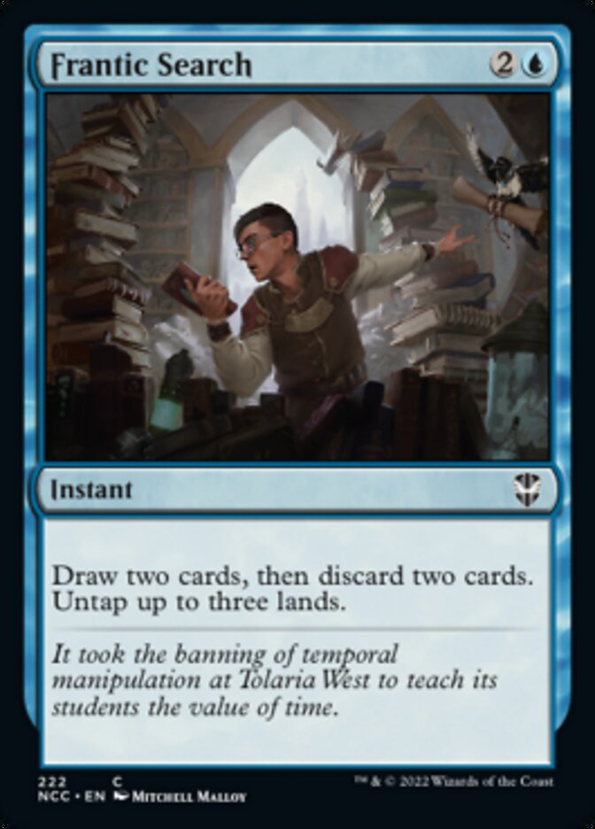Frantic Search [Streets of New Capenna Commander] (NCC 222)