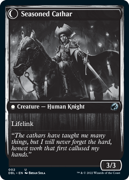 Ambitious Farmhand // Seasoned Cathar [Innistrad: Double Feature] (DBL 2)