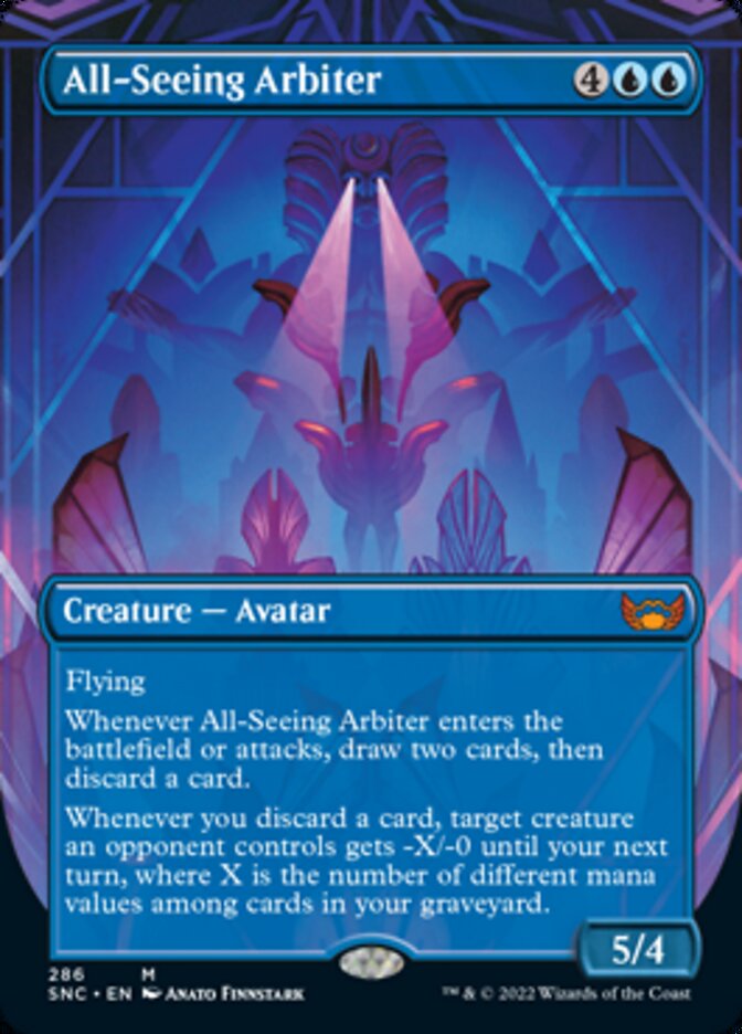 All-Seeing Arbiter (Borderless Alternate Art) [Streets of New Capenna] (SNC 286)