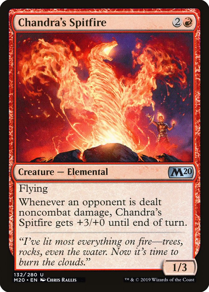 Chandra's Spitfire [Core Set 2020] (M20 132)